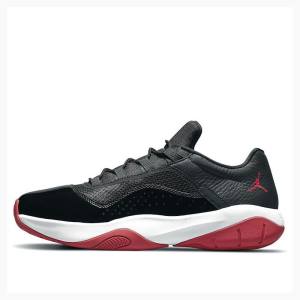 Air Jordan 11 Barbati Nike CMFT Low 'Bred' Gym Adidași Negrii Albi Rosii | JD-284WI