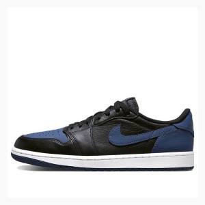 Air Jordan 1 Barbati Nike Retro Low OG Mystic Adidași Negrii Bleumarin | JD-948AS