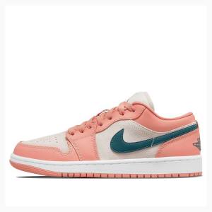 Air Jordan 1 Dama Nike Low Light Low-Top Madder Root Adidași Roz | JD-079GF