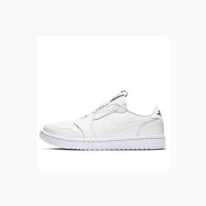 Air Jordan 1 Dama Nike RET Low Slip Adidași Albi | JD-768HO