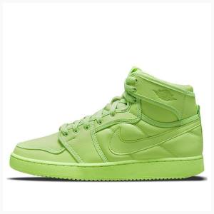 Air Jordan 1 Dama Nike SP AJKO Billie Eilish Ghete Baschet Verzi | JD-103TE