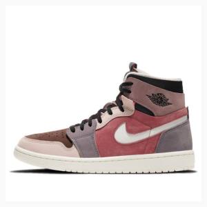 Air Jordan 1 Dama Nike Zoom Air CMFT Canyon Rust Ghete Baschet Roz Rosii | JD-537CS