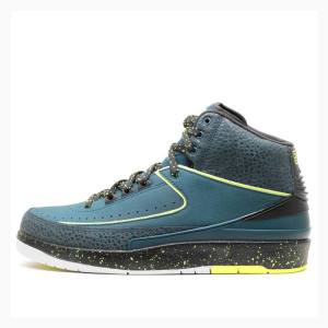 Air Jordan 2 Barbati Nike Retro Nightshade Volt Ice Ghete Baschet Albastri Gri | JD-036XQ