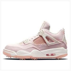 Air Jordan 4 Barbati Nike Golf Apricot Agate Ghete Baschet Roz | JD-305ST