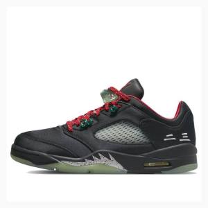 Air Jordan 5 Barbati Nike X CLOT Low Adidași Negrii | JD-573HR