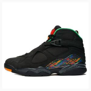 Air Jordan 8 Barbati Nike Retro Air Raid Ghete Baschet Negrii Portocalii | JD-925IX