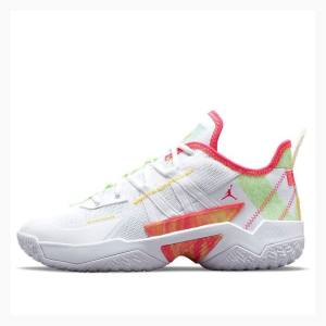 Air Jordan Barbati Nike One Take 2 PF 2 Version Retro Ghete Baschet Albi Portocalii | JD-478AU