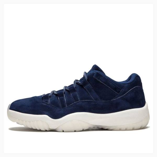Air Jordan 11 Barbati Nike Retro Low Re2pect Adidași Albastri Inchis | JD-869AI
