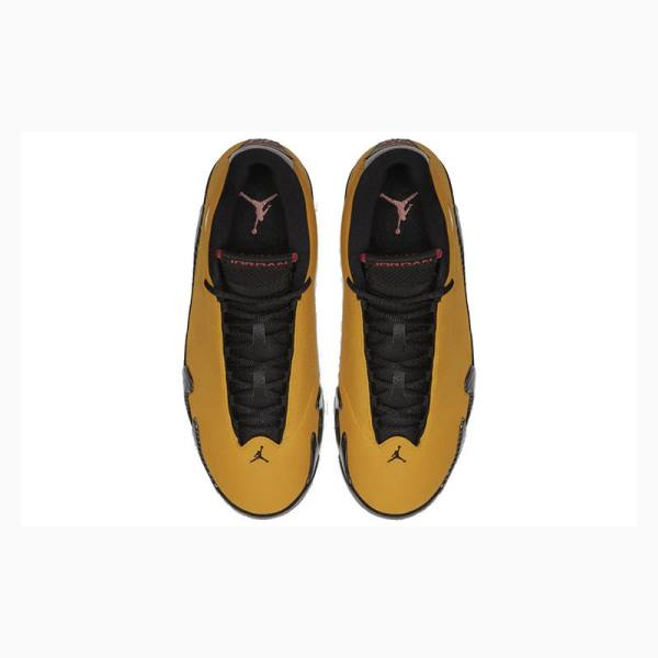 Air Jordan 14 Barbati Nike Retro Ferrari Ghete Baschet Aurii Negrii | JD-351ZV
