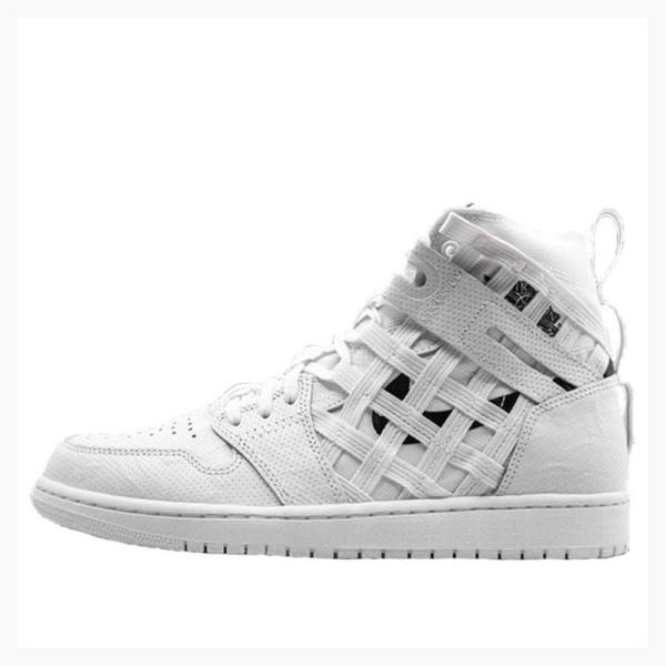 Air Jordan 1 Barbati Nike High Cargo \'Metallic Silver\' Ghete Baschet Albi | JD-697MP