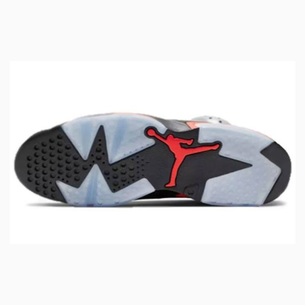 Air Jordan 6 Barbati Nike Retro Reflective Infrared Ghete Baschet Argintii Negrii Rosii | JD-716FN