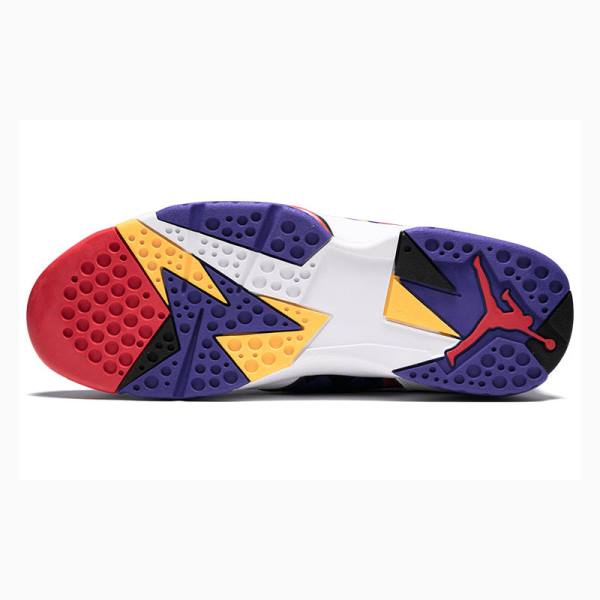 Air Jordan 7 Barbati Nike Retro Pulovere Ghete Baschet Albi Colorati | JD-165KA