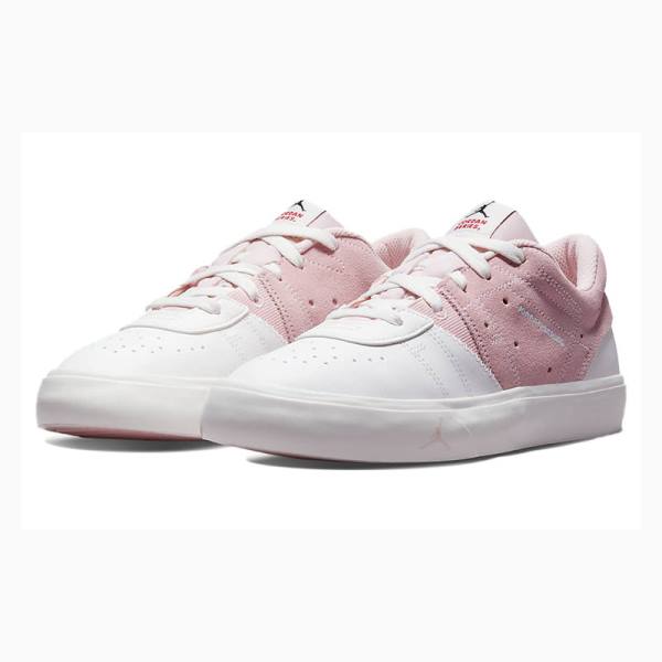 Air Jordan Dama Nike Series ES Atmosphere Adidași Albi Roz | JD-186RM