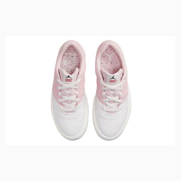 Air Jordan Dama Nike Series ES Atmosphere Adidași Albi Roz | JD-186RM